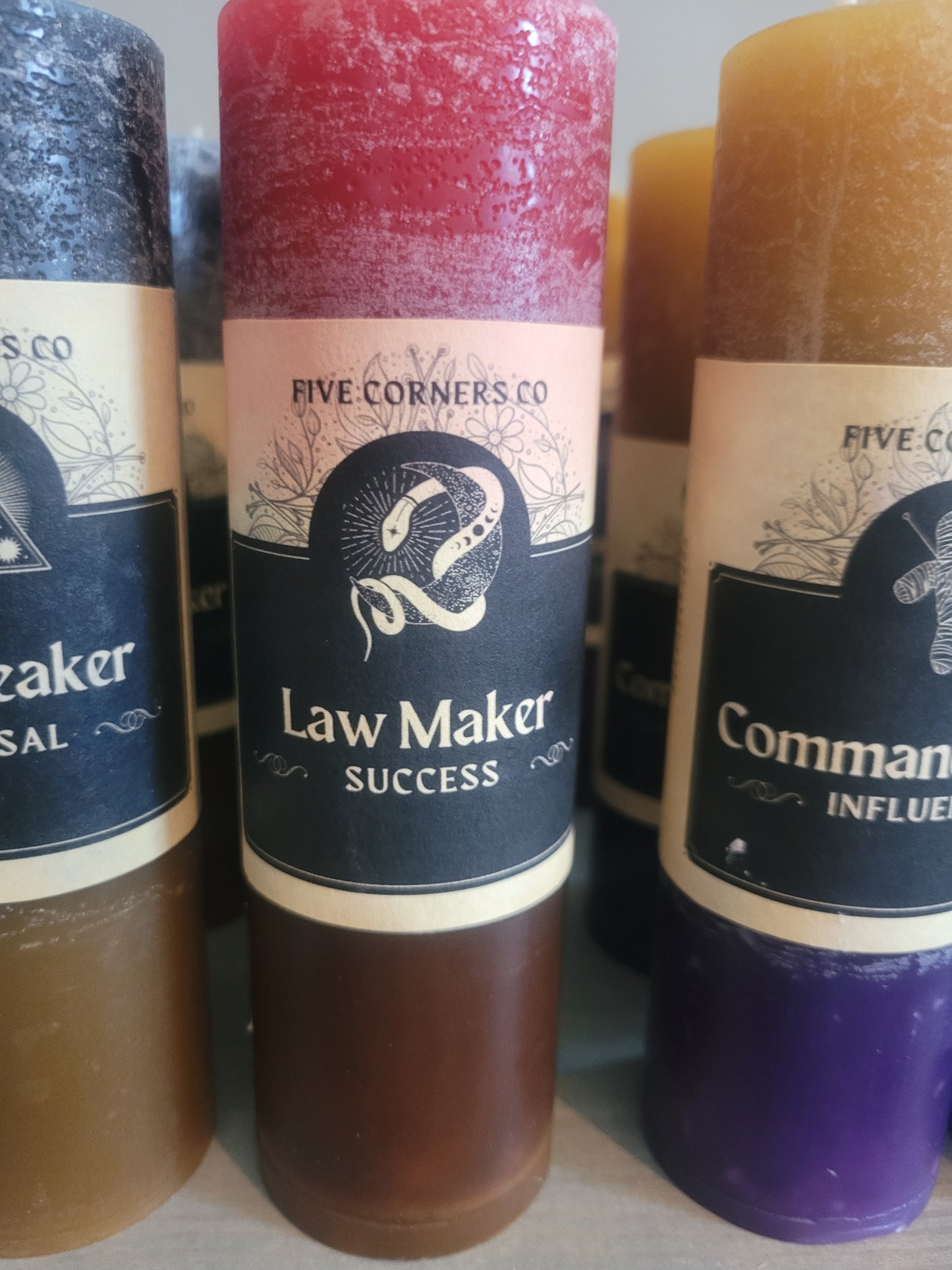 Double Action Intention Candle