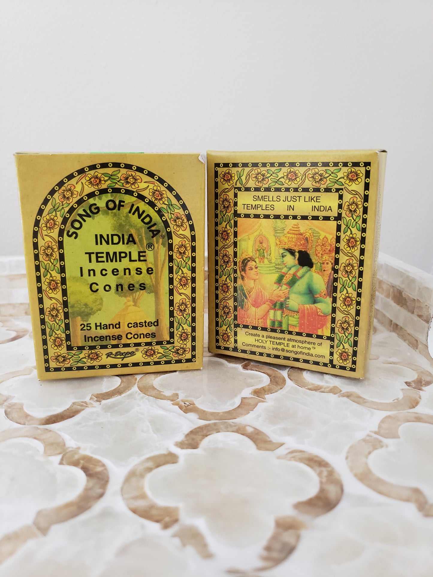 Song of India Indian Temple Incense Cones