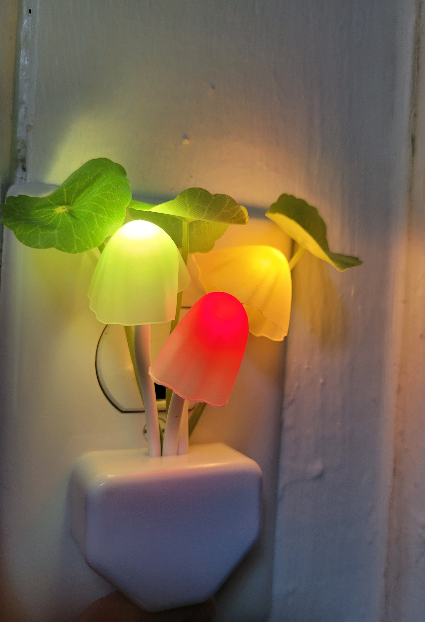 Led Night Light, 0.6W Multi-Color Changing Plug-in Mushroom