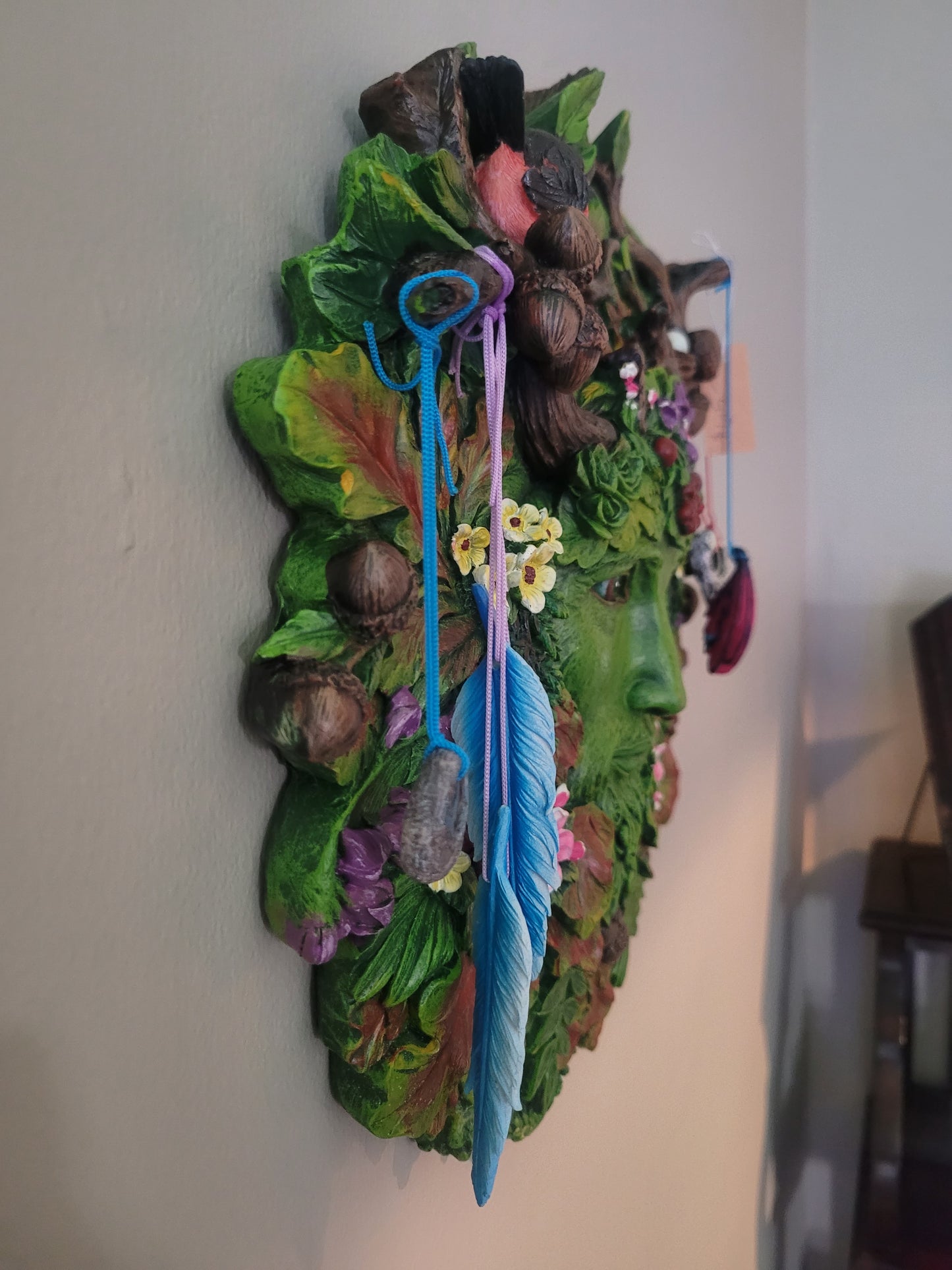 Celtic Greenman Wall Plaque by Ebros Brigid Ashwood