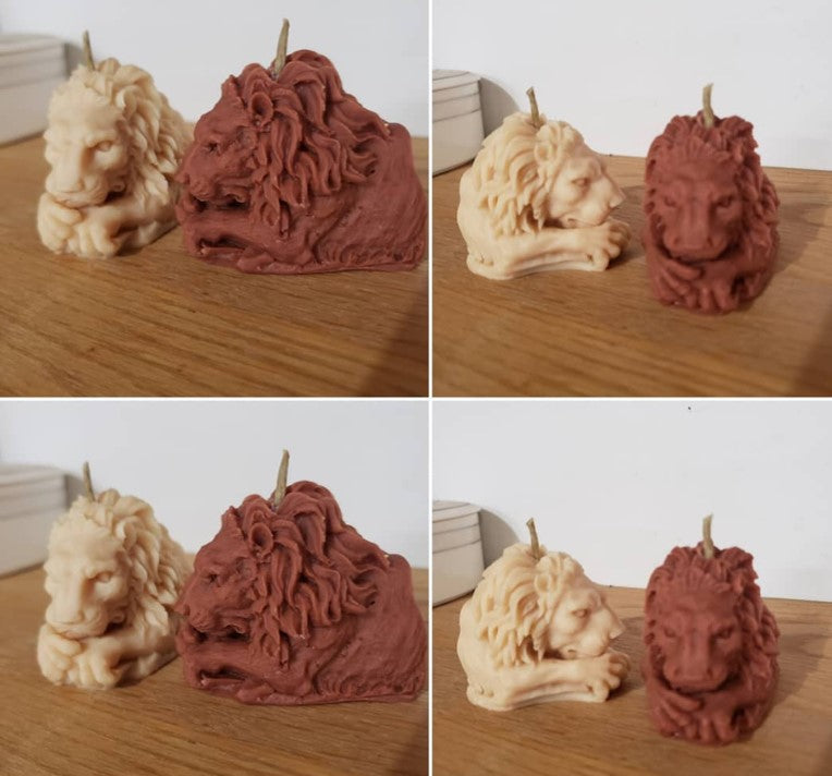 Lion Head Candle