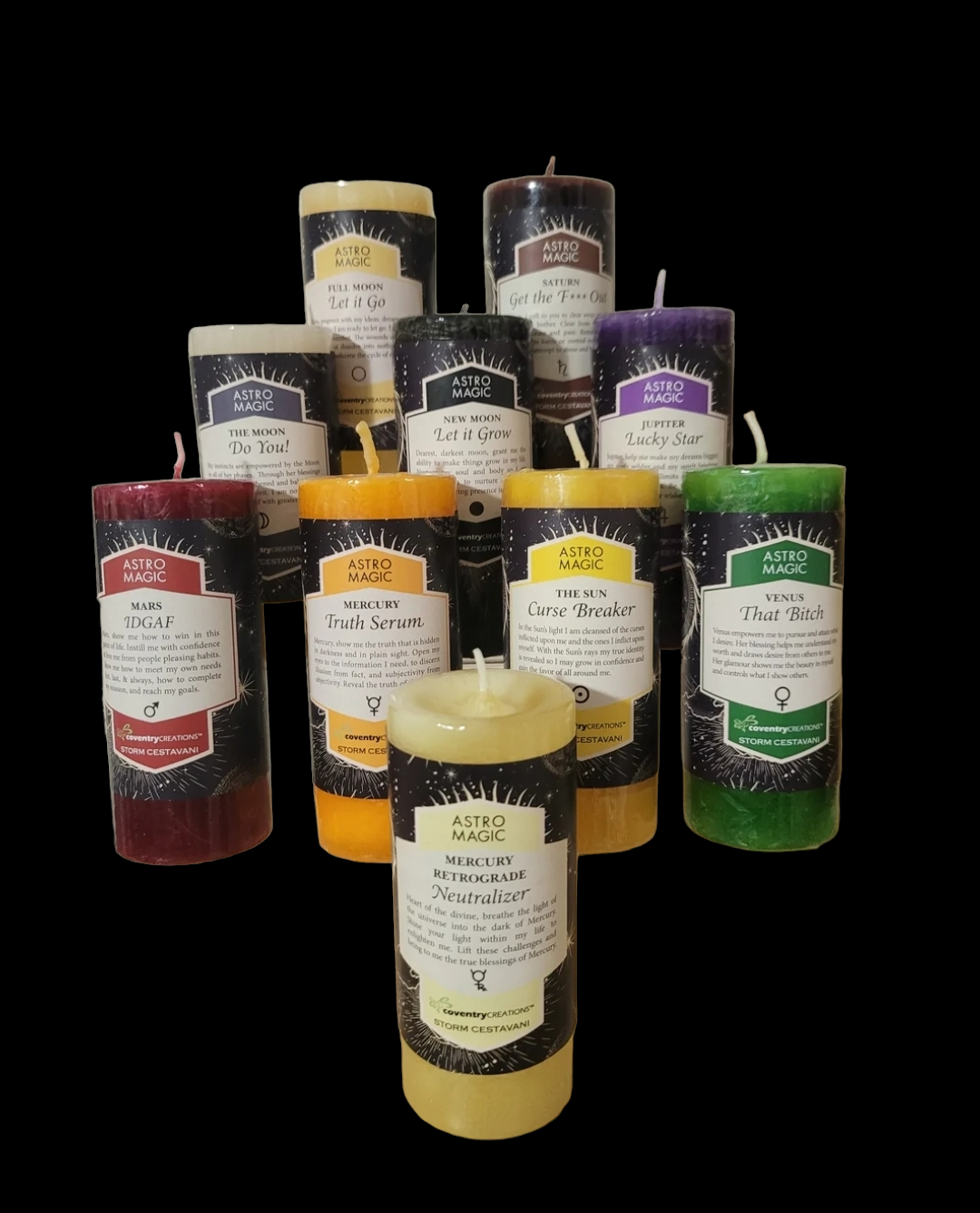 Astro Magic Pillar Candles