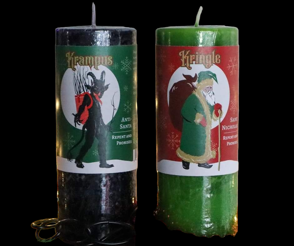Krampus or Kringle Candle