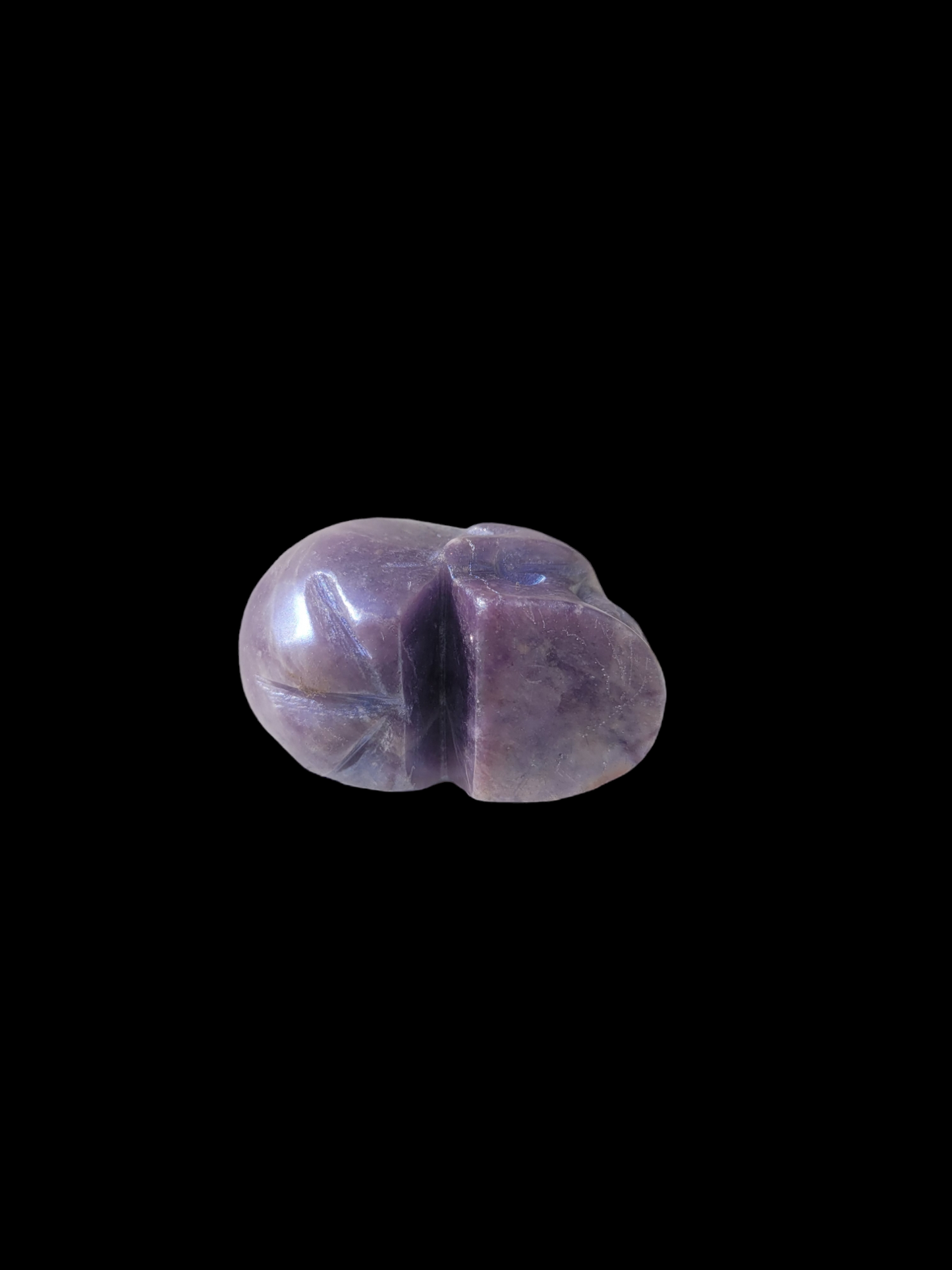 Angel Aura Lepidolite Skull