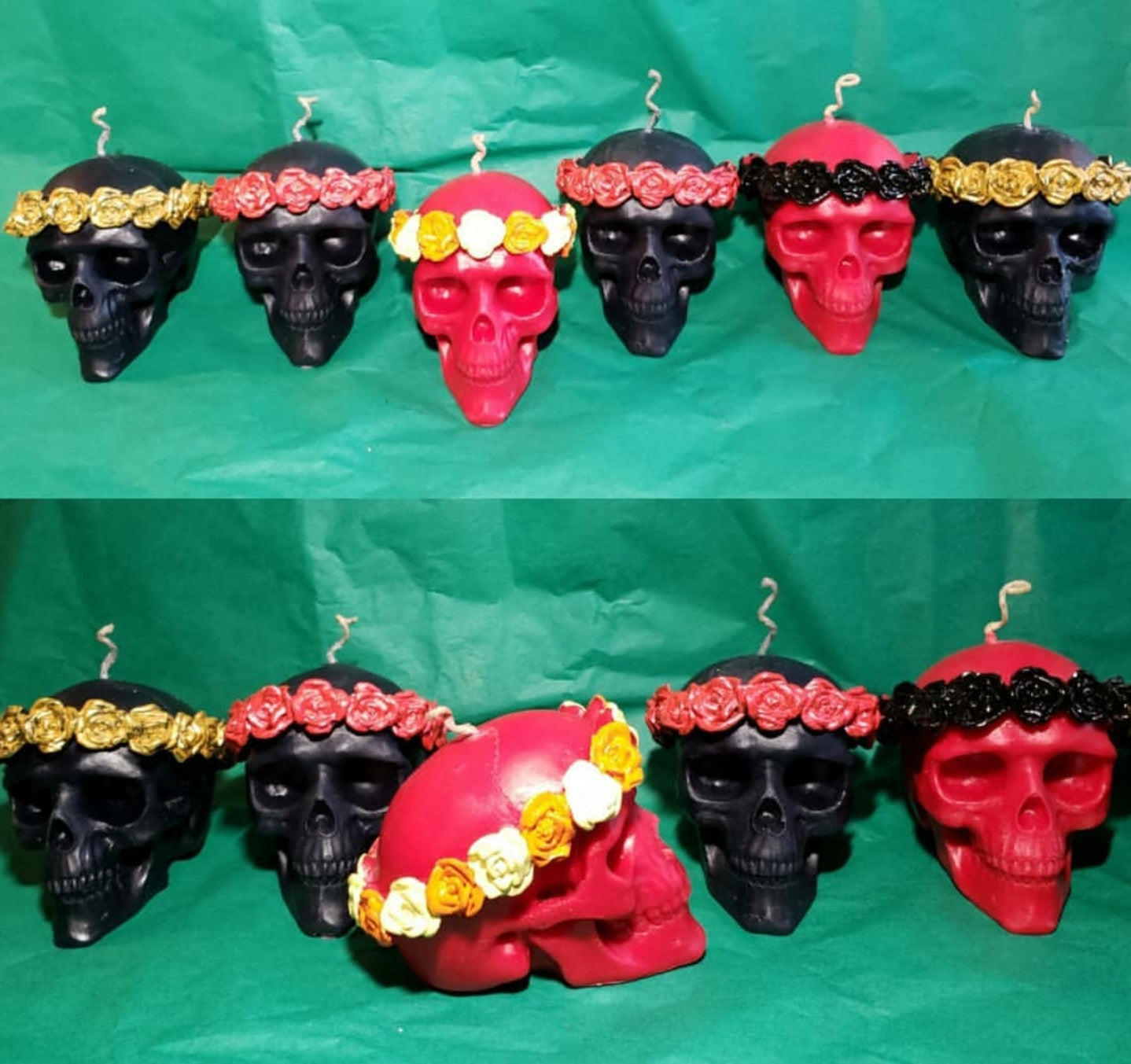 Skull w/ Crown of Roses