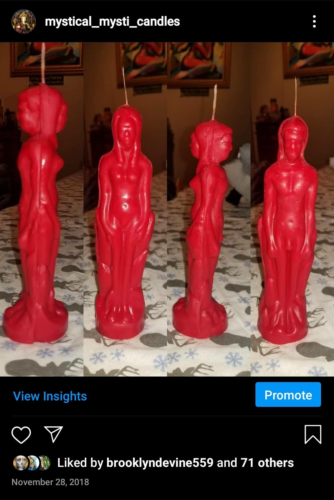Figure Candles ~ DUAL GENDER ~ Solid Color