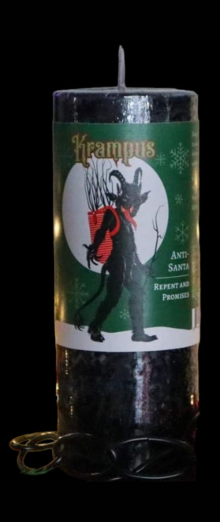 Krampus or Kringle Candle