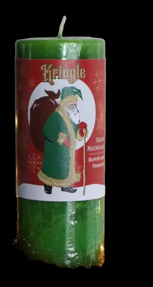 Krampus or Kringle Candle