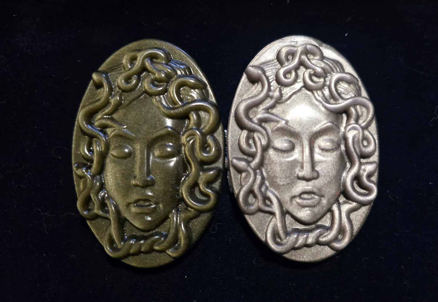 Medusa Cameo Token Obsidian