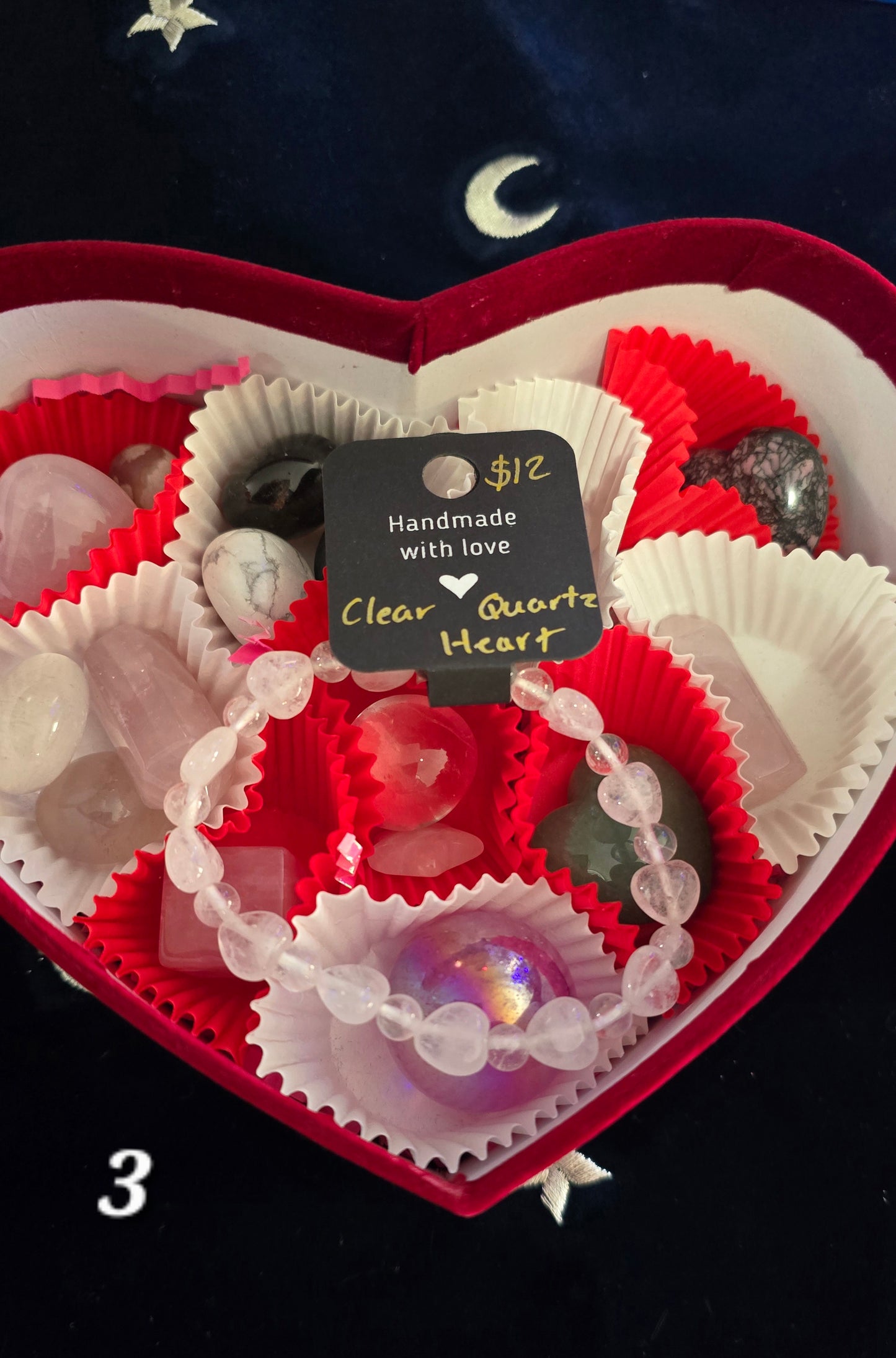 Valentine's Crystal Heart Boxes