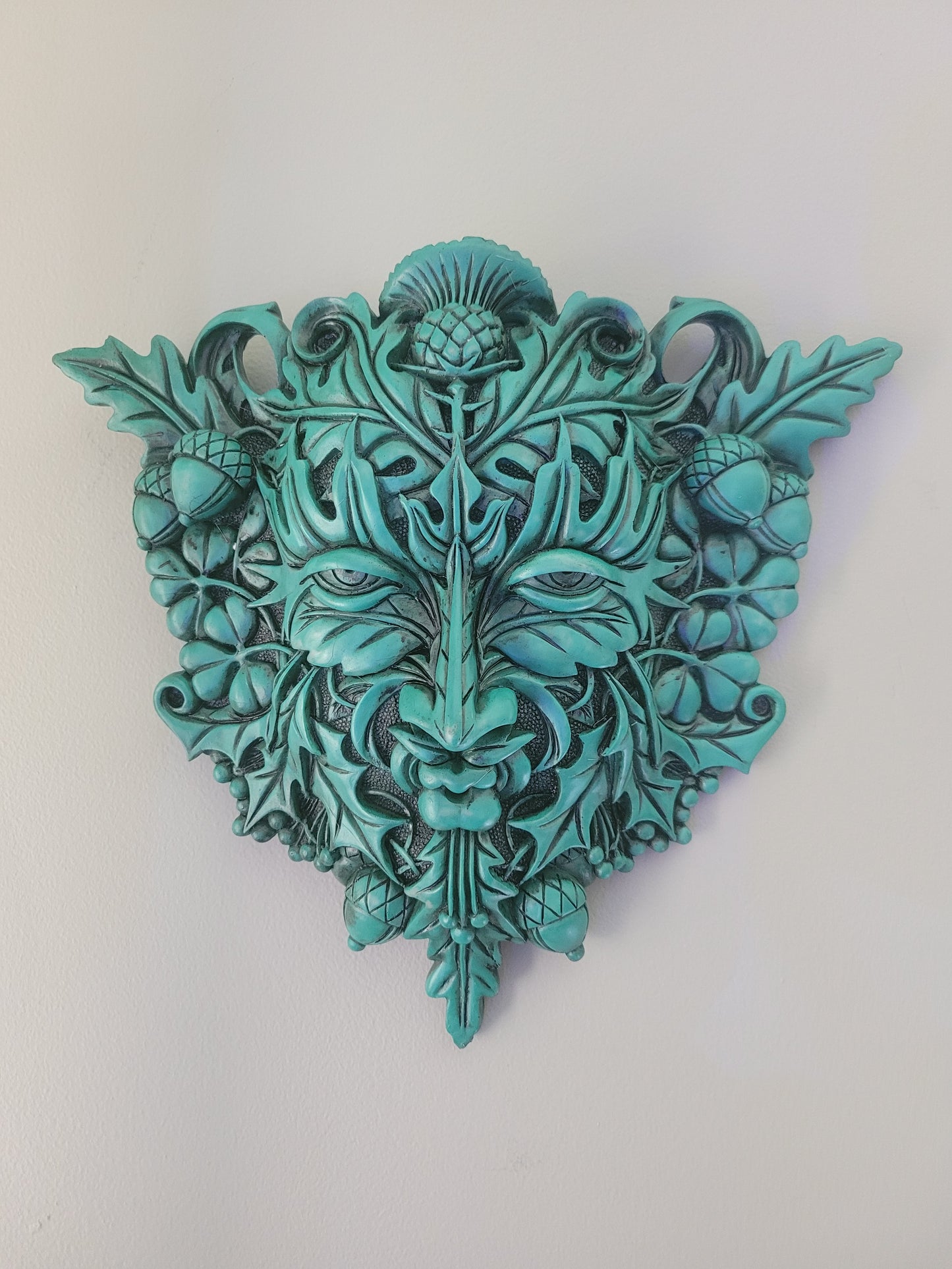 Large Celtic Greenman Wall Plaque