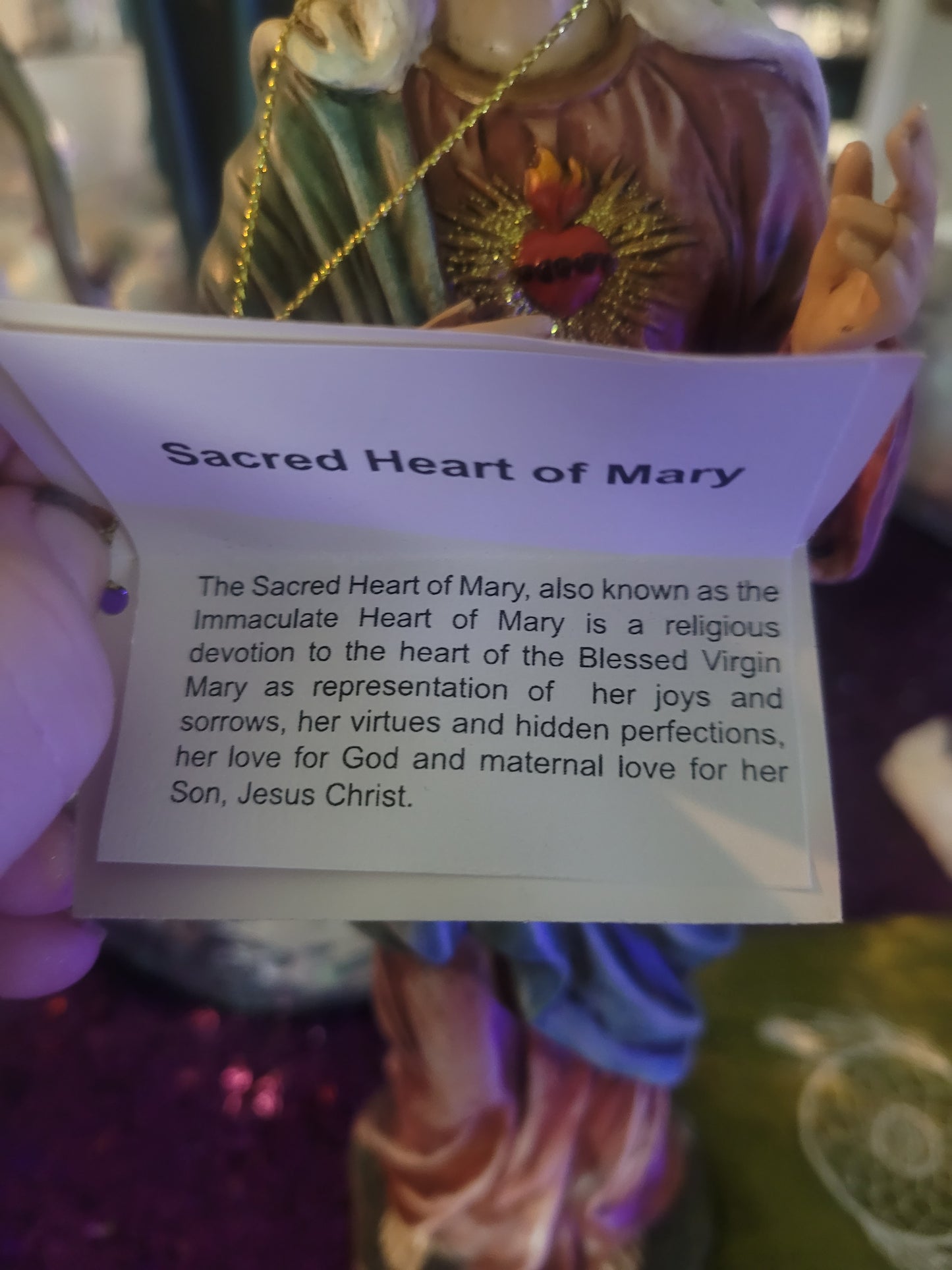 Sacred Heart of Mary Statuary