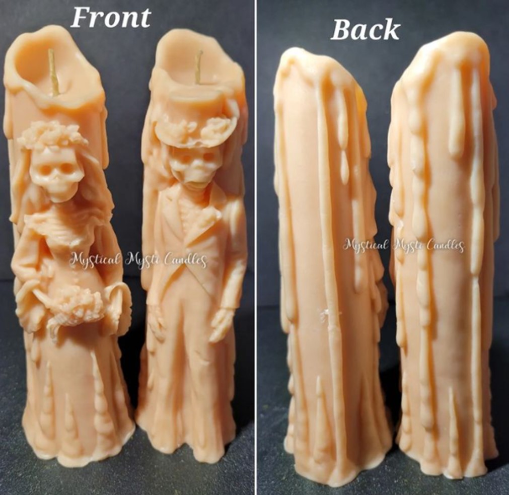 Day of the Dead Dripping Candle Set