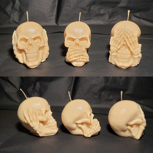 See, Hear, Speak No Evil Skull Set