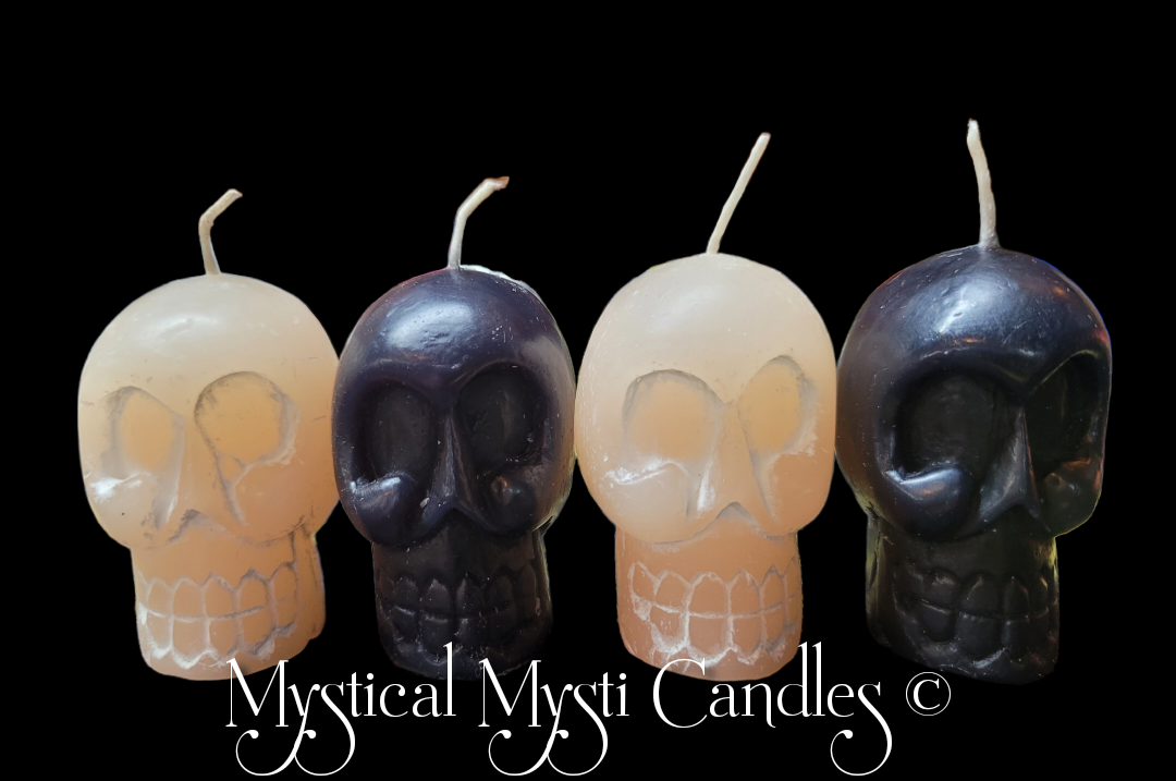 Ready Made Skull Candle