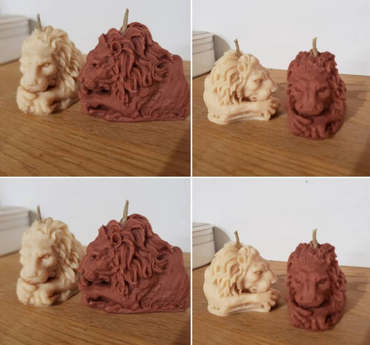 Lion Head Candle