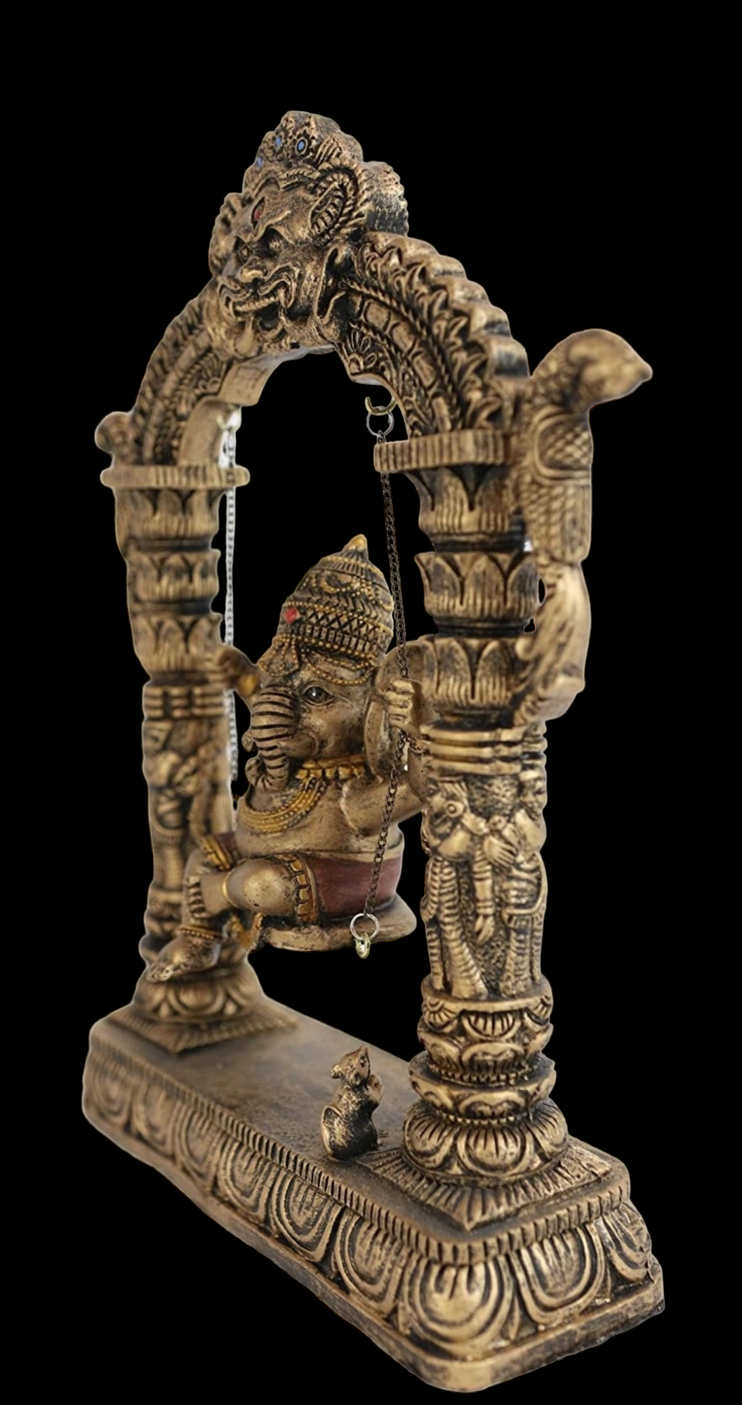 Ganesha on Swing Statuary