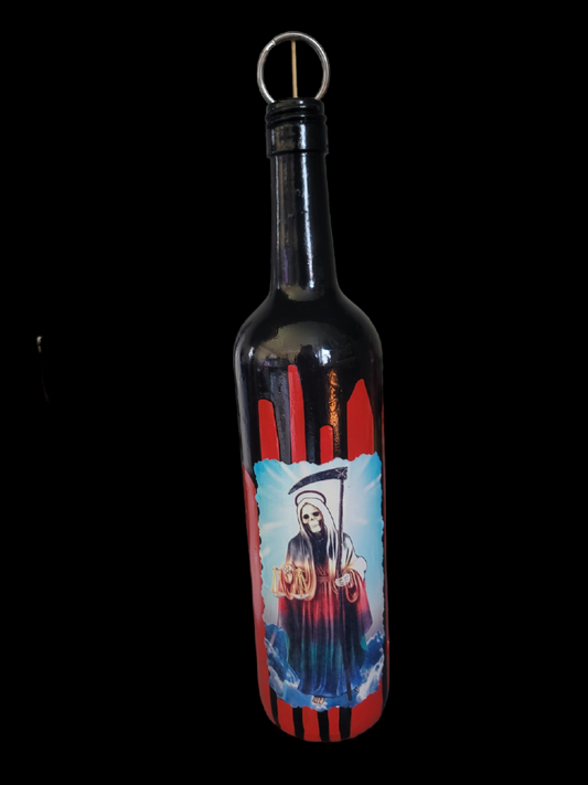 Santa Muerte Incense Bottle