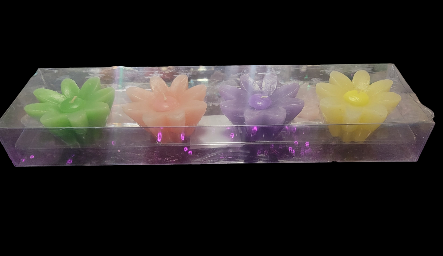 Assortment Daisy Flower Floaters ~ 4 Pack