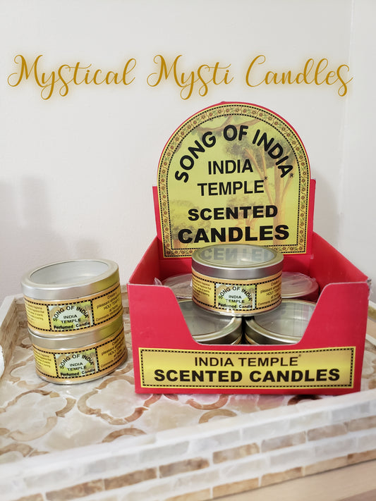 Song of India ~ Indian Temple Candle