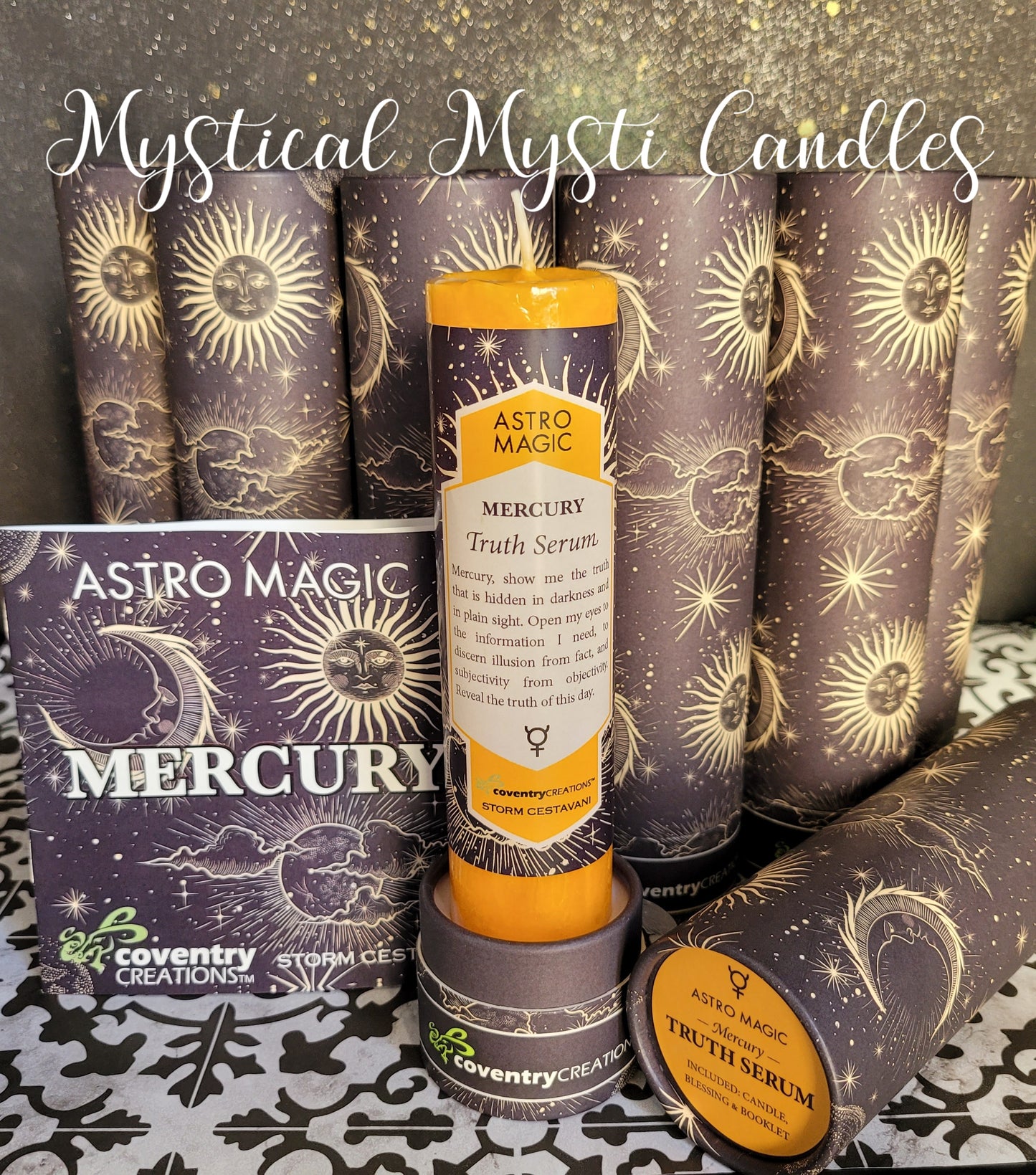 Astro Magic Candle With Booklet